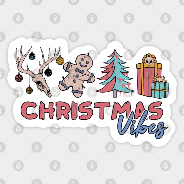 Christmas vibes Sticker by MZeeDesigns